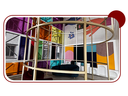 Office space with computers