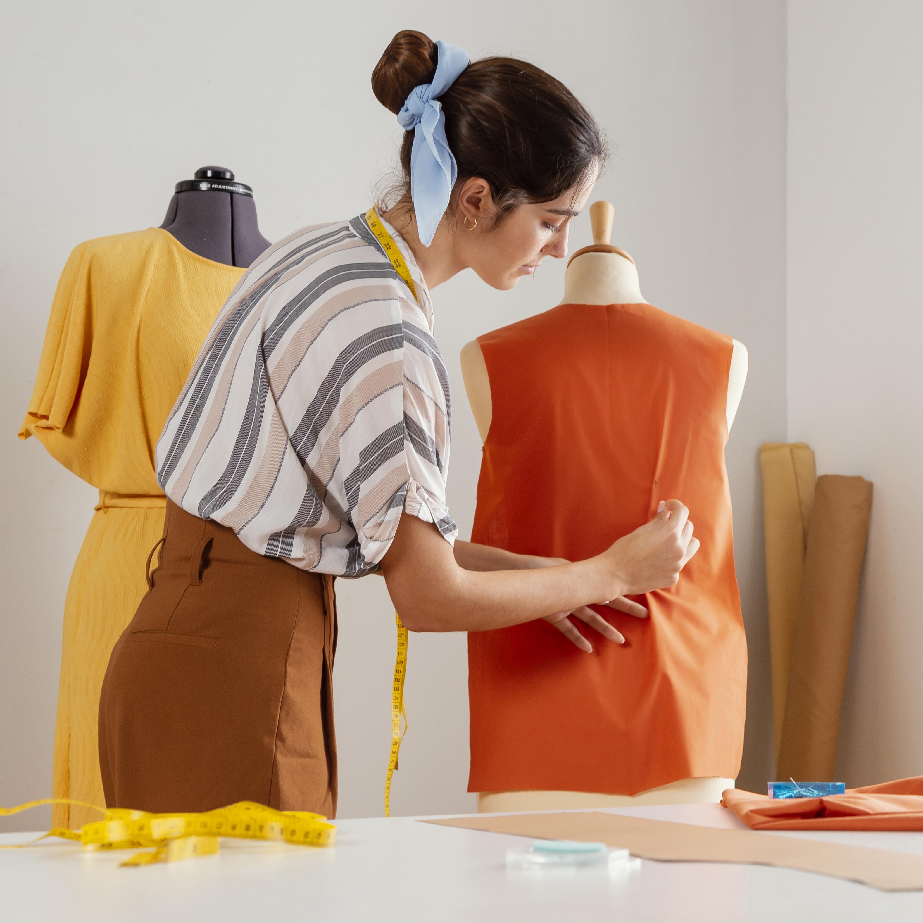 Fashion Designer at work